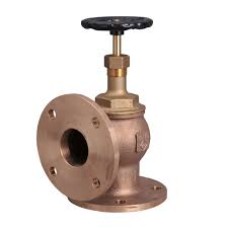 GM Globe Steam Stop Valve Angle Type Flanged Temp-220°C (WJ-Neta)